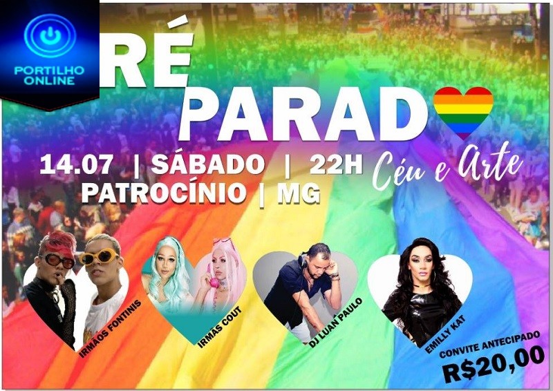 1º Parada do Orgulho LGBT de Patrocínio terá palestras sobre inclusão