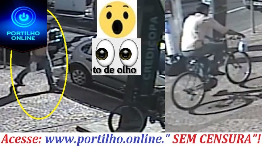 PERDEU! JÁ ERA!!! Ladrão de bicicleta rouba a “magrela” na cara dura enfrente o banco.