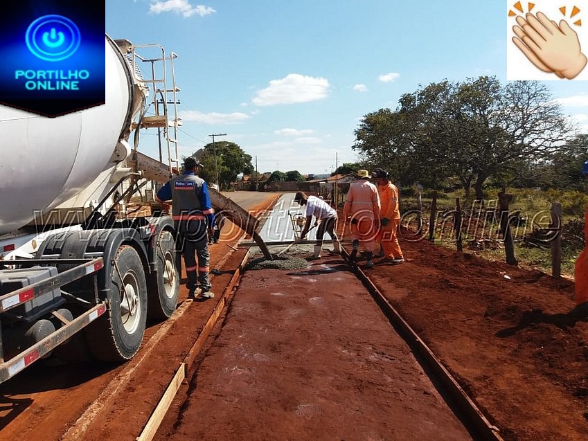 Pista de caminhada entre São João e Guimarânia esta ficando TOP.