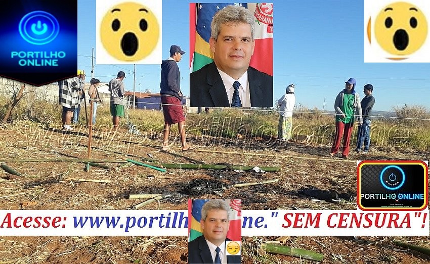 GUIMARÂNIA URGENTE!!! Prefeito cede terreno e depois vai toma de volta? É isso?