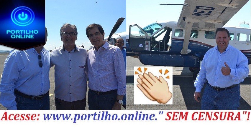 Conquista para os próximos futuros. Prefeito inaugura a primeira linha aérea depois de 45 anos.