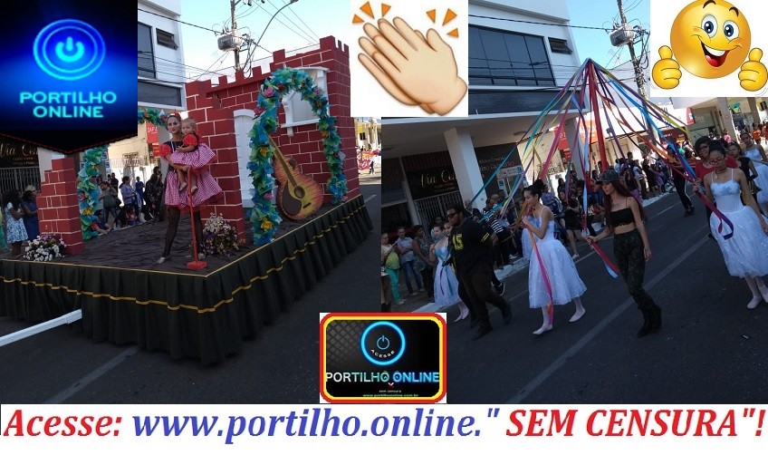 DESFILE DE 07 DE SETEMBRO! Tudo remodelado e uniforme e “alegorias” bem feitas.