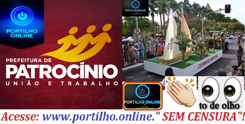 Programaço do desfile de 7 de Setmbro/2018.