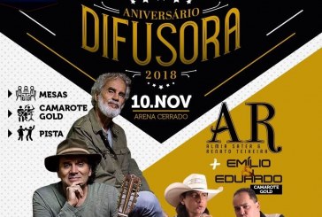 PLAY ENTRETERINIMENTO, DIFUSORA 98,9 E DIFUSORA 95. 3  APRESENTAM!!!  Dia 10 de Novembro, sábado, a partir das 22:00H, no Arena Cerrado.