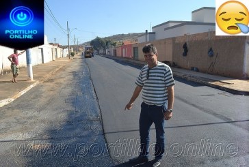 Vereador Valtinho consegue asfalto para a Rua Nhonhô Paiva-Bairro Engel.