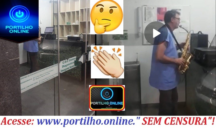 ” Harmonia no hospital”! Portilho… Desculpe a gravação ruim pois escondi o celular para q ele não visse.