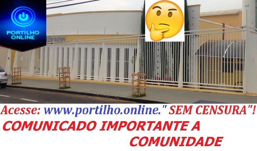 COMUNICADO IMPORTANTE A COMUNIDADE…