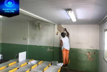 Tem início a reforma e pintura geral do Centro de Educação Infantil MarcoTúlio Cruz Novaes