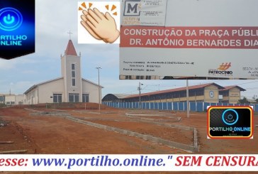 Administração contrata empreiteira e constrói Praça Dr. Antônio Bernardes Dias bairro Enéas.