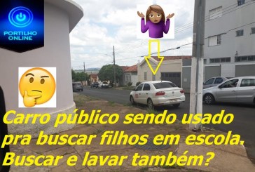 VOCÊ FOI FLAGRADO! Atenção Ministério Público! Carro público sendo usado para levar e buscar filhos na escola?