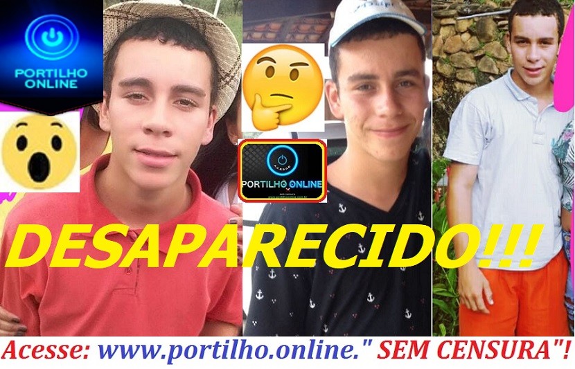 NENHUMA NOTICIA ATÉ AGORA!!! JOVEM DESAPARECIDO!!! Wendel Gustavo Correia da Silva ( 17 anos).