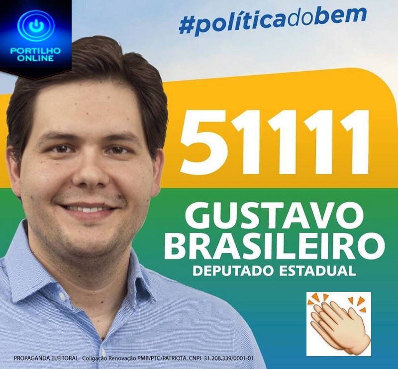 MAJORITÁRIO DIPARADO 15. Mil votos só dos patrocinenses!!! Gustavo Brasileiro.