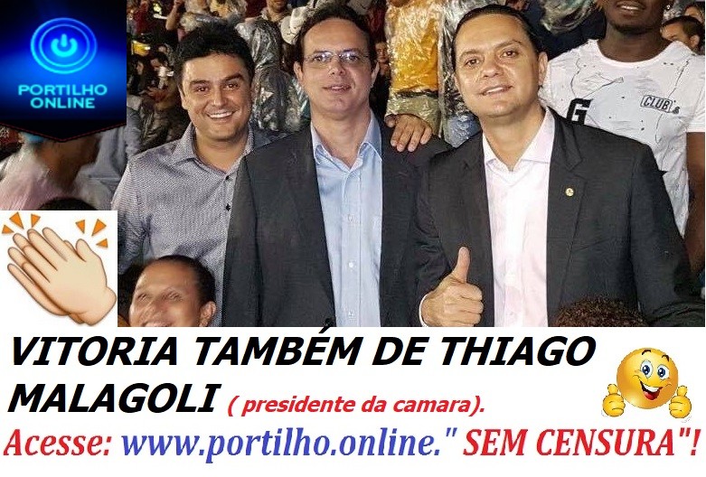 ELEIÇÕES 2018 – VITÓRIA DE THIAGO MALAGOLI E DOS PATROCINENSES