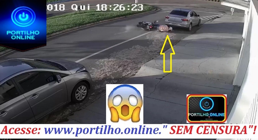 ASSISTA O VIDEO!!! MOTOQUEIRO ENFIA DEBAIXO DE UM VEICULO PARADO E….