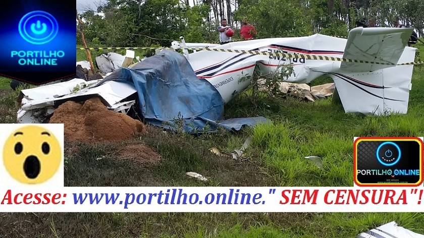 AVIÃO CAI E DEIXA 5 MORTOS EM PATOS DE MINAS!