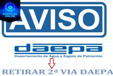 DAEPA informa…Você vai ter que pagar de “acordo” com decreto!?!?!?