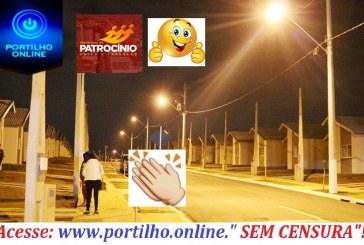 Portilhoonline é nota 1000… Portilho a escuridão da Geni Barbosa Boaventura, aqui no bairro Enéias acabou.