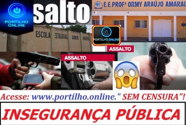 MÃOS NA CABEÇA!!! PERDERAM!!! JÁ ERA!!! Escolas publicas sendo assaltadas a luz do dia!