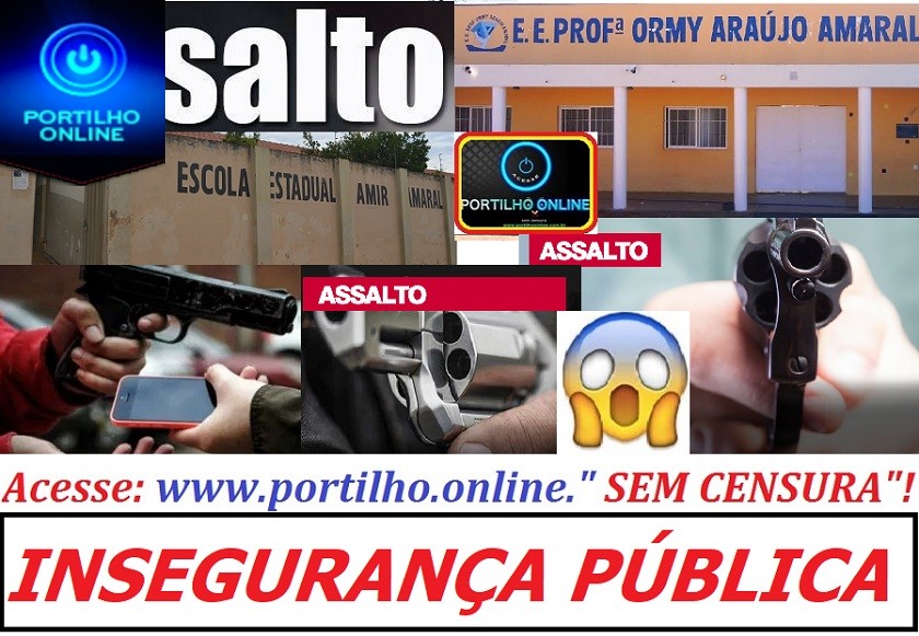 MÃOS NA CABEÇA!!! PERDERAM!!! JÁ ERA!!! Escolas publicas sendo assaltadas a luz do dia!