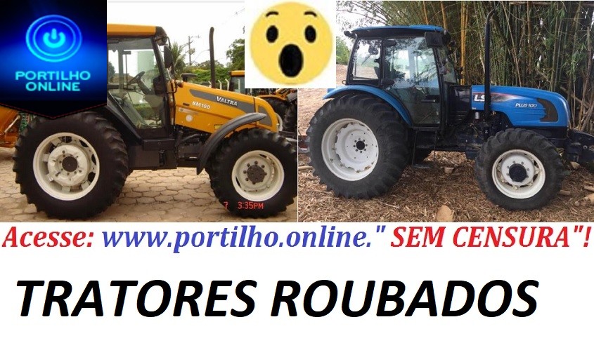 ROUBO!!! PORTILHO TIVE A MINHA FAZENDA ROUBADA!!! 4 tratores