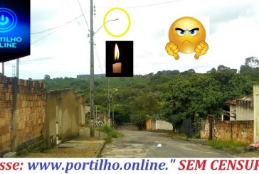 Portilho este poste está apagado há mais de 02 anos- Cadê a luz?