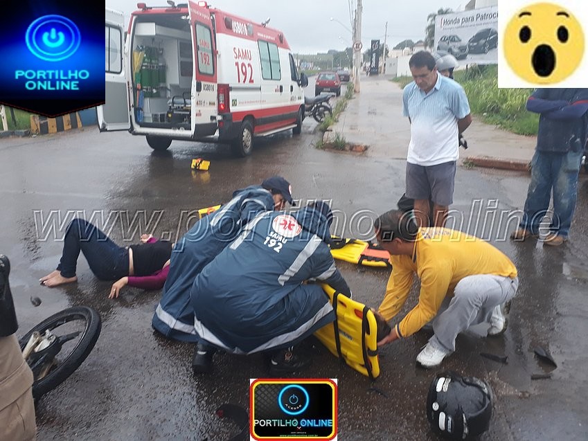 Pomba! ACIDENTE GRAVÍSSIMO ENVOLVENDO UMA HONDA BIZ E UM VEICULO. DUAS MOÇAS FERIDAS.