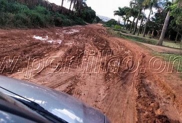 Oi Portilho, boa tarde. Olha como está a estrada de Santo Antônio da Lagoa seca!