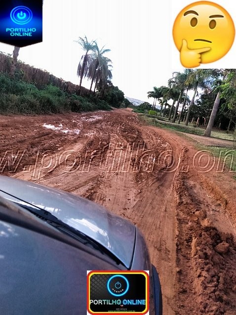 Oi Portilho, boa tarde. Olha como está a estrada de Santo Antônio da Lagoa seca!