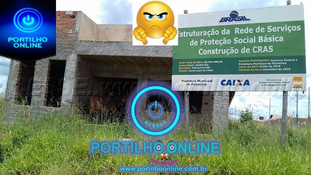 👉🤔🤨✍😨RECLAMAÇÃO!!!Obra abandonada da administração passada gera reclamações.