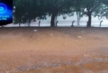 Temporal de granizo na tarde desta quarta feira dia, 12/12/18 em são joãos era negra.