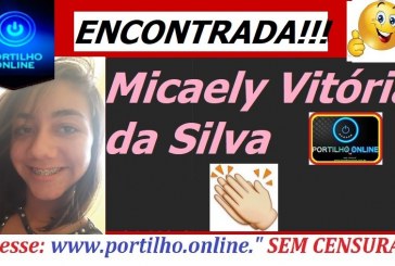 ENCONTRADA!!! A adolescente Micaely Vitória da Silva( 12 anos) ESTA BEM!