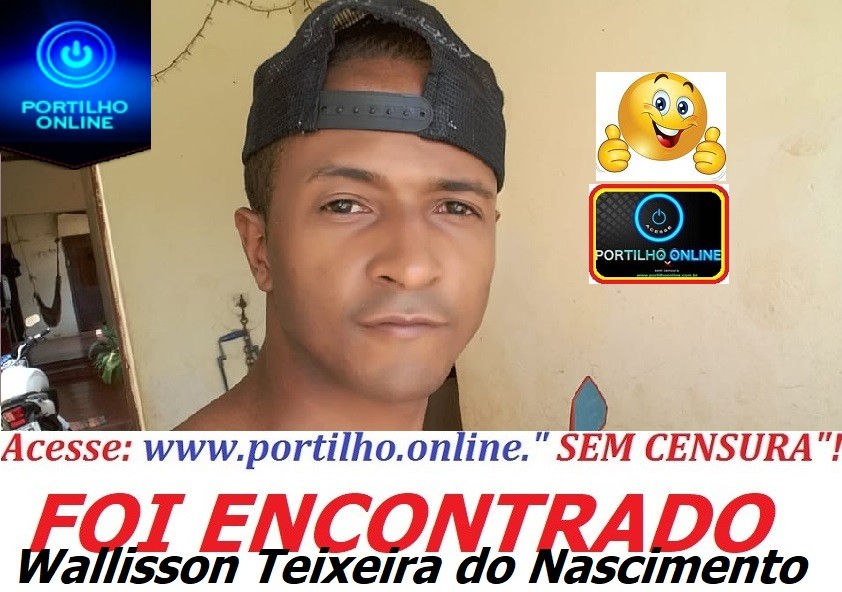 ENCONTRADO!!!  Esta desaparecido o jovem Wallisson Teixeira do Nascimento (25 anos).