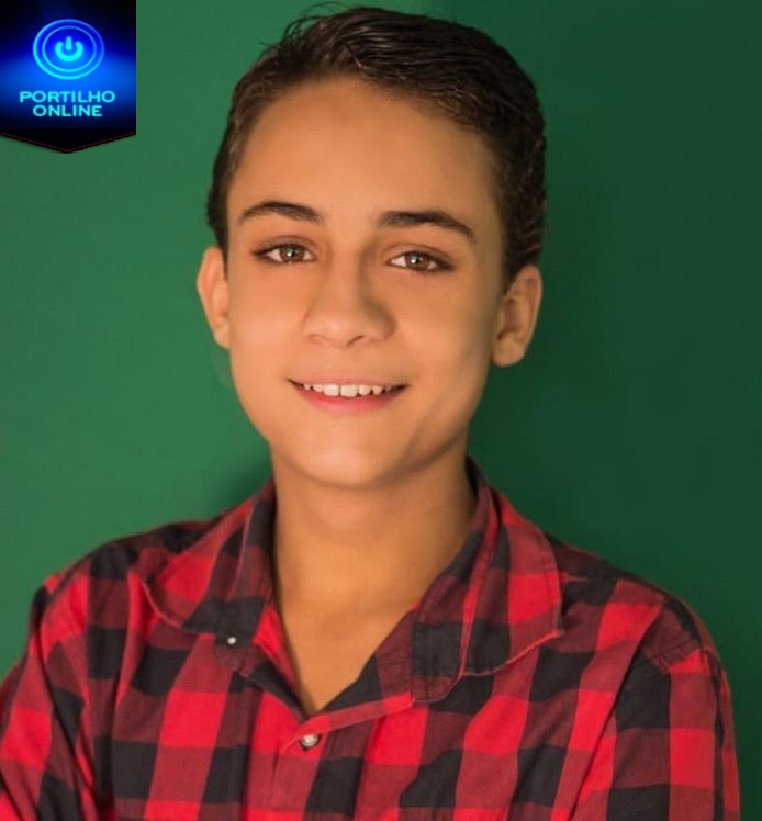 Bernardo Alves e Silva, 13 anos é candidato a Mister Infantil Patrocínio.
