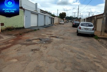 O Portilho bom dia!!! Começa os buracos na João Barbosa e vai à rua toda no Constantino com boa esperança.