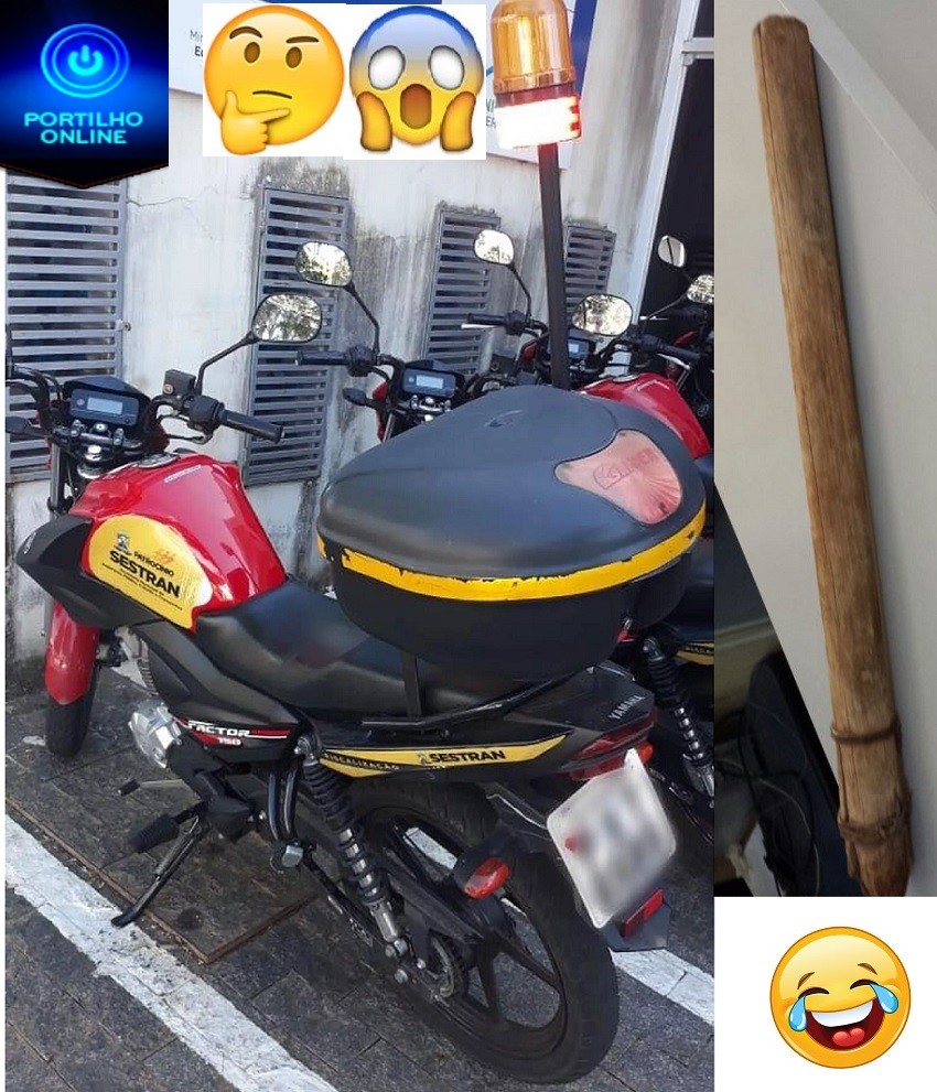 A PM PRENDEU!!! PORRETE!!! SESTRAN!!! Cidadão “massacra” motos da SESTRAN com porretadas!!!