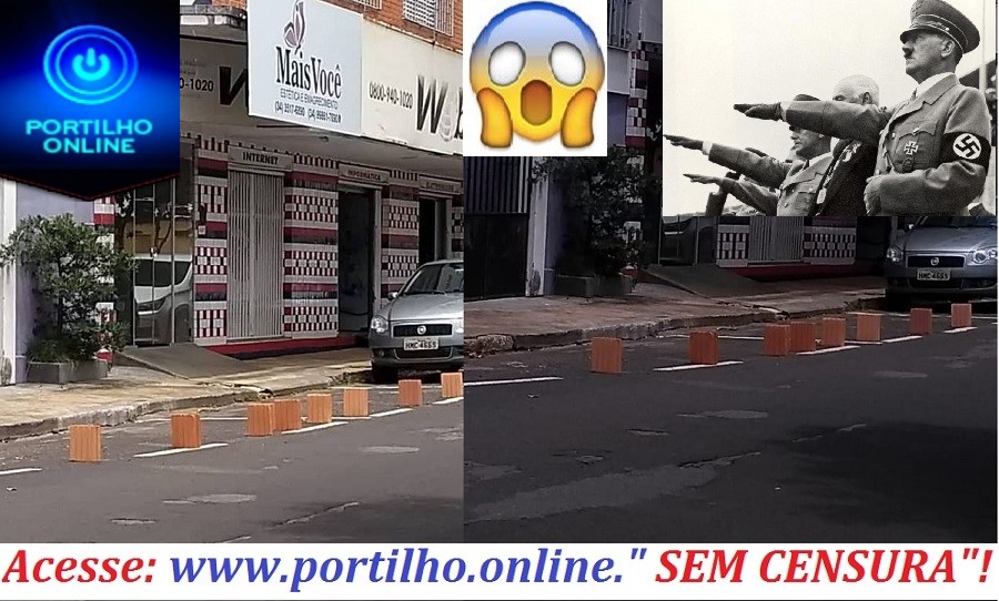 PROIBIDO PARAR E ESTACIONAR!!! Mais uma “tirania” acontece no centro da cidade.