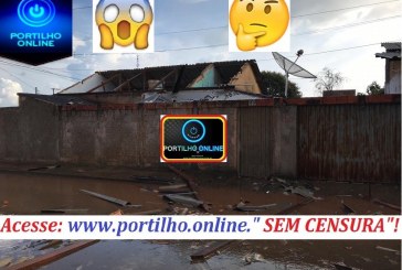 Vídeo mostra… Vendaval, granizo, destelhamento de casa em Serra do Salitre.