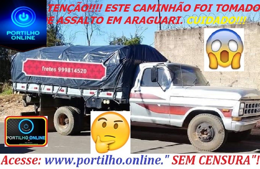 Caminhote f400 roubada em Araguari .