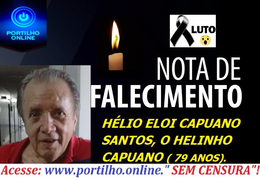 NOTA DE FALECIMENTO E CONVITE…FUNERÁRIA FREDERICO OZANAN INFORMA…