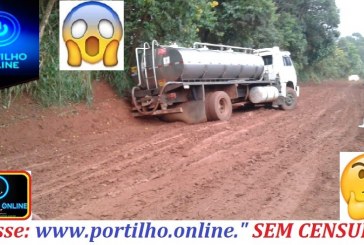 Portilho acabei de passar nessa estrada de chapadão de ferro está um quiabo, os carros estão andando de lado.