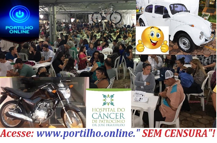 SUCESSO ABSOLUTO! A 🙌1ª  Festa em Louvor a São Pelegrino em prol do HC.