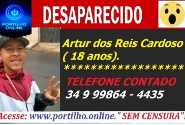 👉🤔😳😱🤫DESAPARECIDO!!!  ARTUR DOS REIS CARDOSO ( VULGO Canarinho 18 ANOS).