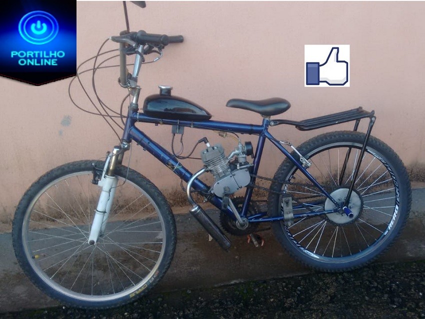 VENDE-SE ESSA BICICLETA MOTORIZADA- SEMI-NOVA, PNEUS NOVOS.