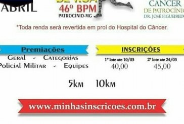 CORREEE….VEM AI!!! A 3ª CORRIDA DE RUA DO 46° BATALHÃO. É DIA 14/04/2019.