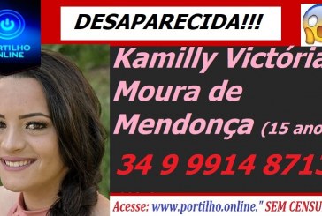 ADOLESCENTE DESAPARECIDA!!! 👉😳😱 Kamilly Victória Moura de Mendonça (15 anos).