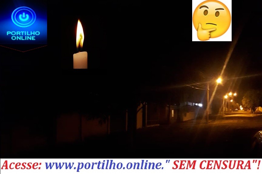 👉😡🕯💡🔦 Portilho olha a situação da Rua Elias Alves esquina com Rua Antônio Mansur, no bairro Cidade Jardim.