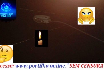 QUE BREU!!! 👉💡🕯🔦😳  Portilho, somos moradores do bairro São Cristóvão e estamos no escuro.