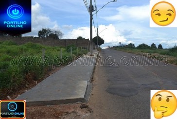 As calçadas e passeios da Rua Major Tobias Machado-Marciano Brandão foram feitas apenas de um lado só?