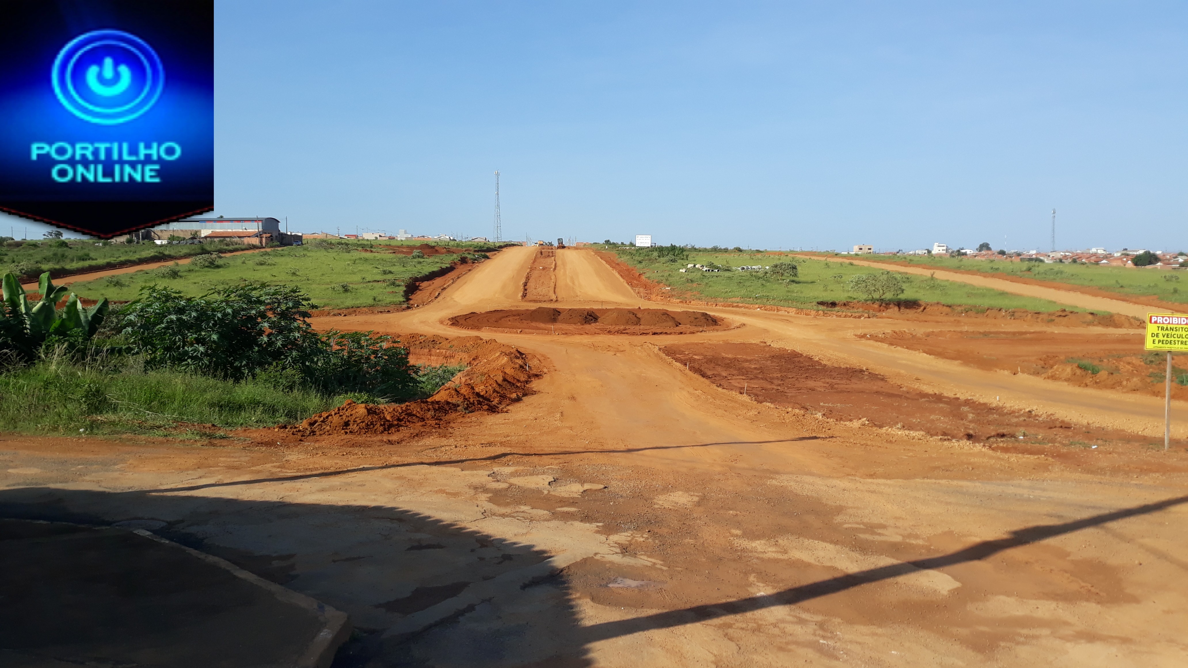 É uma realidade!!! Interligação entre os bairros: Morada Nova e Jardim sul esta quase pronto!