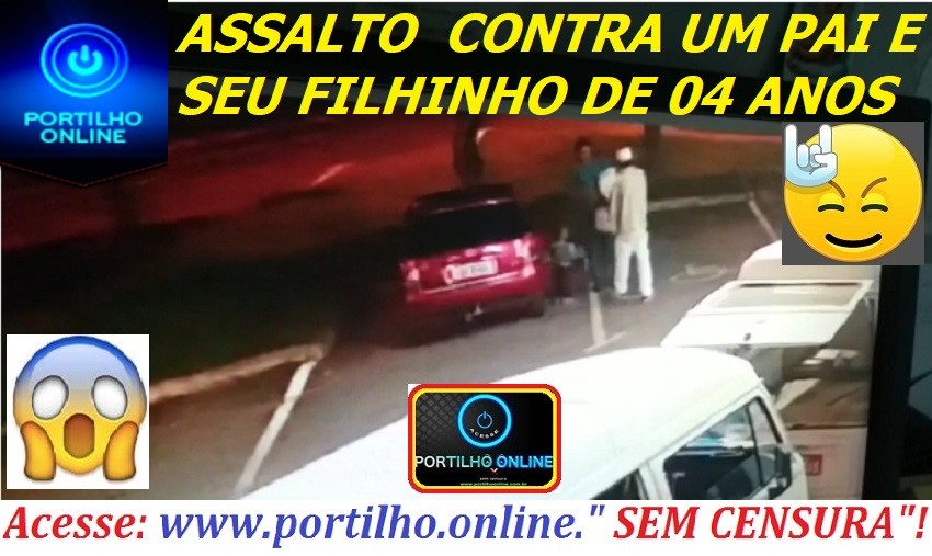 👉😳😱🚨🚔😥😪VÍDEO… ASSALTO CRUEL E SEM CORAÇÃO!!!Pai de família estava com seu filhinho de 4 anos foi assaltado. Terminal Rodoviario de Patrocínio.